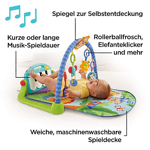 Fisher-Price BMH49 – Rainforest Baby Spieldecke mit Musik - 3